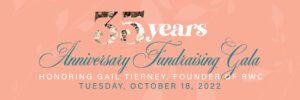 Tuesday, October 18th - Anniversary Fundraising Gala